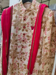 Designer Floral Embroidered Kurta Set