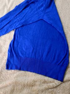 Blue V-Neck Sweater