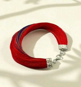925 Pure Silver Colour Thread Moli Rajwadi Rakhi