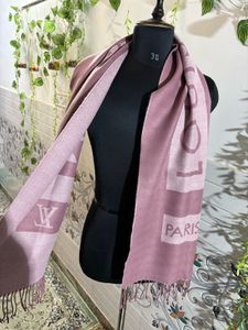 LV pink scarf light for semi winter