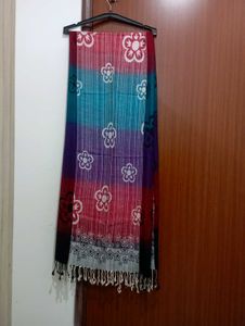 Multicolor Floral Printed Women's Stole