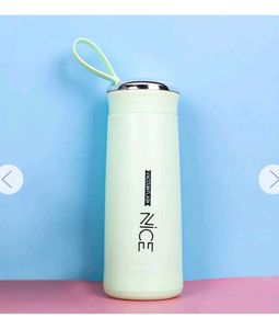 400ml Glass Water Bottle With Plastic Protector