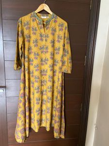 Floral Print Asymmetric Kurta from brand (Max)L