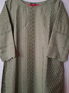 Elegant Olive Green Kurta