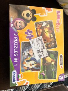 Masha & The Bear 3 In 1 Puzzle