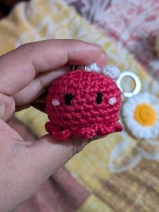 Crochet Octopus Keychains