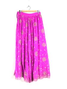 Pink Embroided Lehenga Choli Set (Women’s)