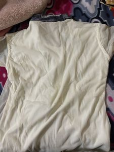 Stylish White Button-Down Top