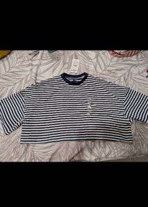 Striped Crop Top
