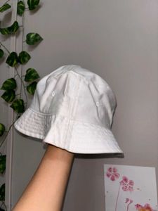White Bucket Hat