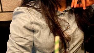 Light Wash Denim Button Up