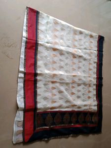 Lovely off White Saree