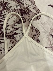 H&amp;m White Crop Top(xxs)