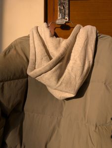 Light Green Hooded Puffer Jacket