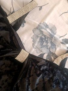 Elegant Black Velvet Middi For Kids