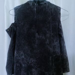 Denim Top, Size M,