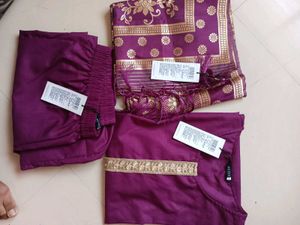 KETCH COTTON SILK KURTI SET For Women