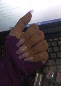 DIY Red &amp; Gold Nail Set