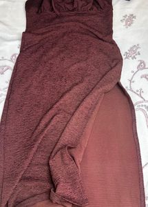 Brown Beachy Bodycon Dress