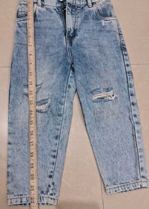 Acid Wash Denim Jeans