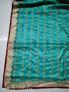 Elegant Green Sari