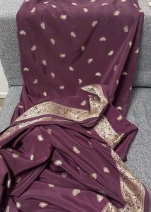Hot Maroon Saree