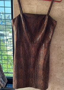 Cute One Piece Snake Print Dress