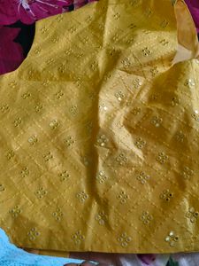 Stylish Yellow Ethnic Waistcoat