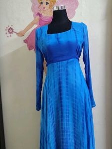 🩵 Blue Anarkali Gown 🩵
