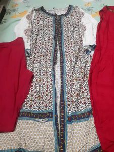 3 Piece Set With Inner,upper Shrug And Leggings