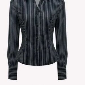 Striped Button-Down Shirt