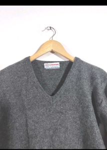 Charcoal V Neck Sweater