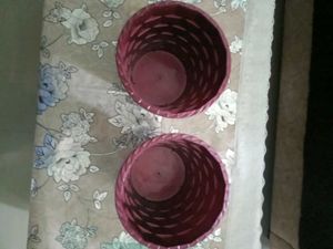 New  Pair of Plastic Flower Pots( 8 inch)