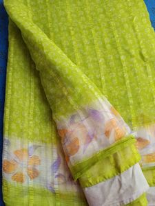 Green light weight sareee