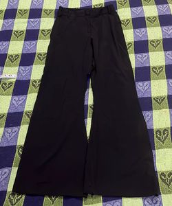 Black Flared Leg Pants