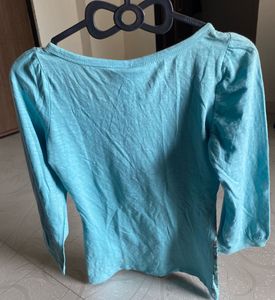 Remanika Blue Graphic T-Shirt – Size XS (with tag)