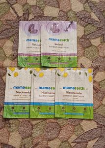 MAMAEARTH SHEET MASK (PACK OF 5)