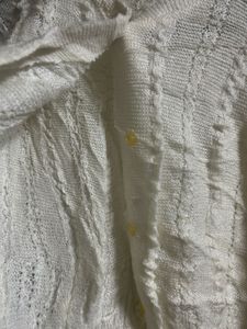White Knit Cardigan