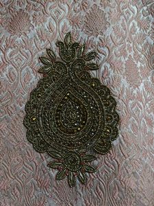 Embroided Wedding Sherwani Jacket &amp; Matching Jutti