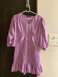 Chic Lilac Mini Dress