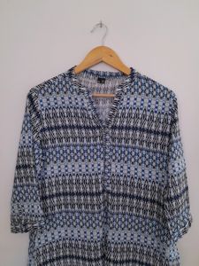 Blue Printed Top (Women&#39;s)