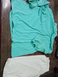 Girls&#39; Full Sleeves T Shirt Pajama Set
