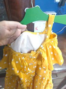 Mustard Colour Frock💛✨