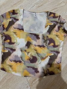 Yellow Crop Top