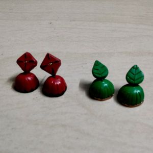 Terracotta Earrings - 2 set