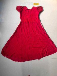 Smooth Red Colour Kurtha