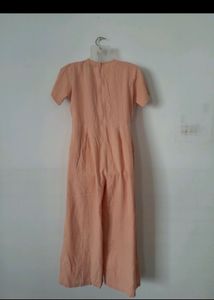 🔥SASSAFRAS Peach Jumpsuit 🔥