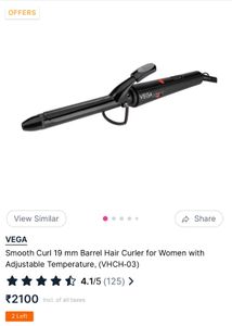 Vega Hair Curling Iron