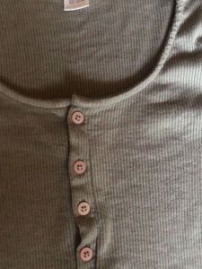 Grey Ribber SSS Cute Top