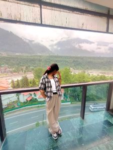 ZUDIO Checked Flannel Top